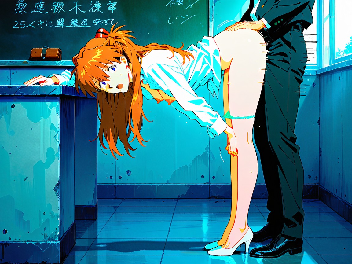 Panties Down, High-legged, Cross Eyed Hentai IA