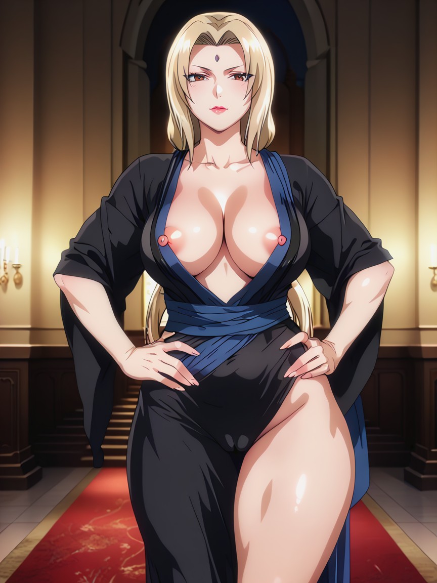 Normal Lighting, Cameltoe, Model Pose Hentai IA