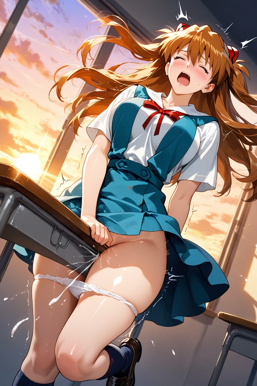 Long Shadows, Motion Blur, Dim Lighting Hentai AI Porn