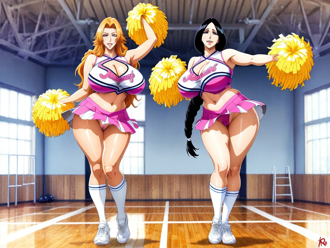 White Socks, Big Breasts, Fit Milf Hentai AI Porn