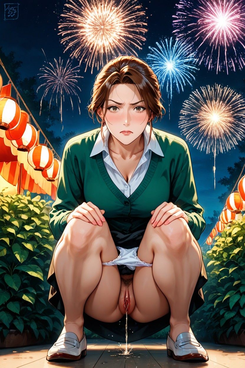 Vagina, Serious Face, British Hentai AI Porn
