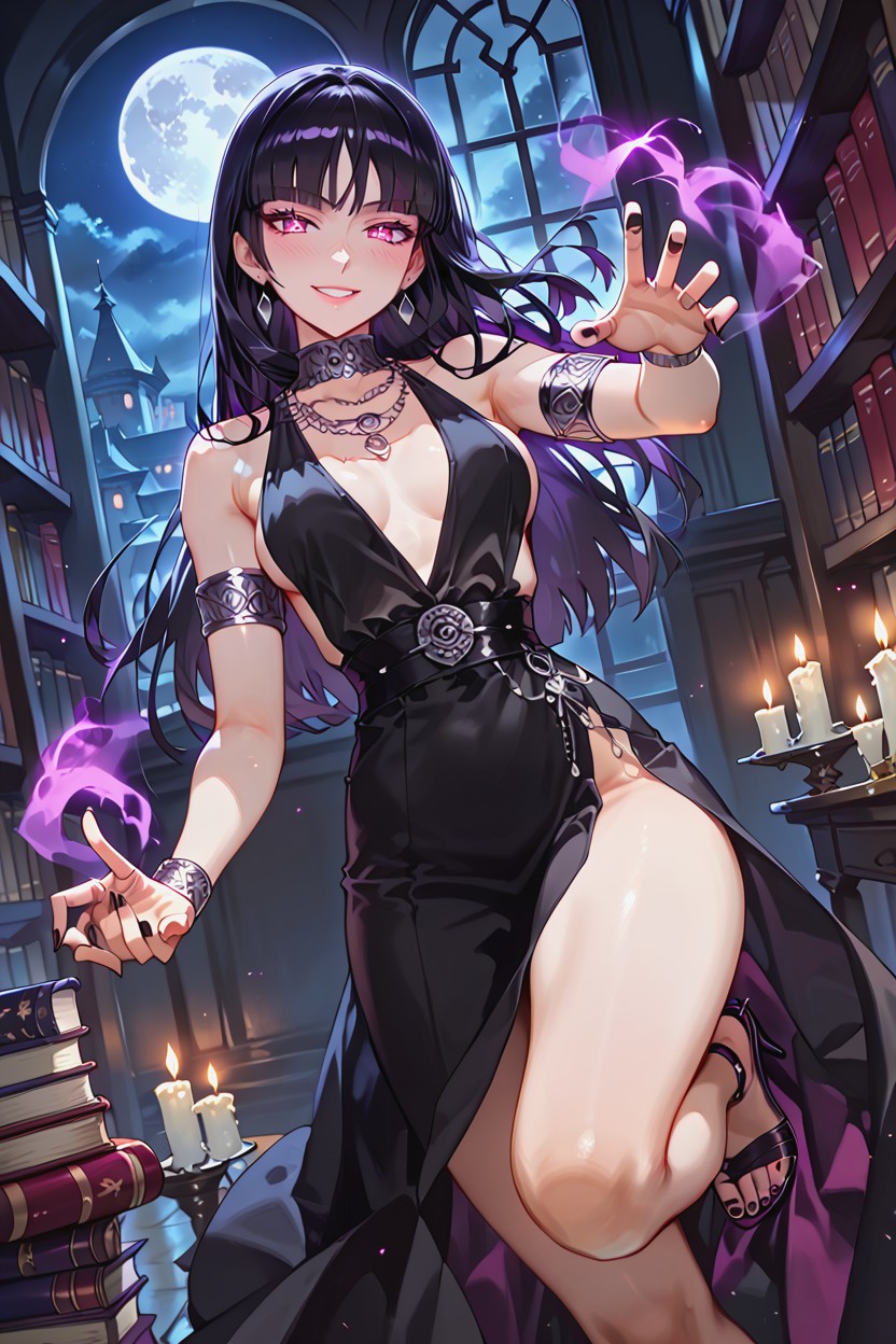 Psychic Energy Visible, Aura, Dutch Angle Hentai AI Porn
