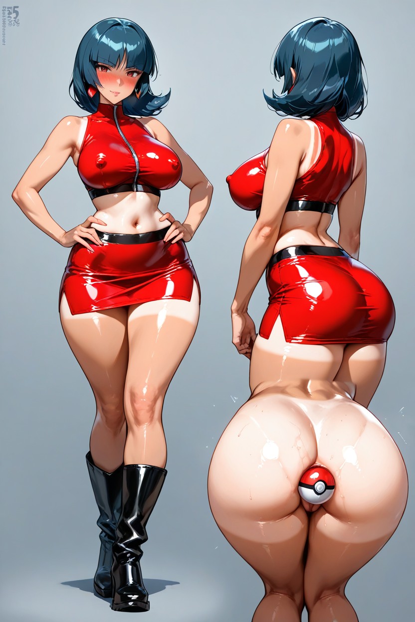 Black Boots, Model, Body Hentai AI Porn