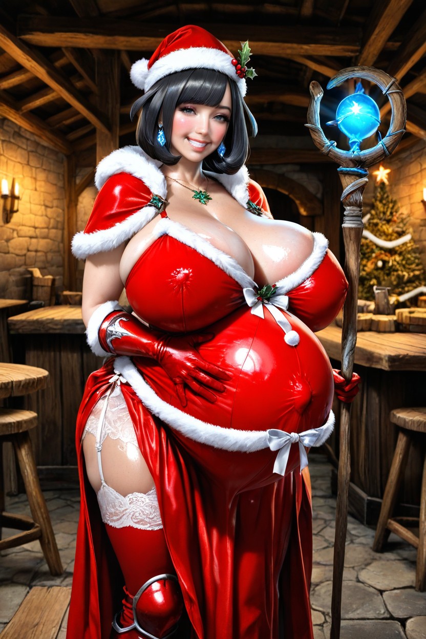 Long Legs, Necklace, Gift Boxes Hentai IA