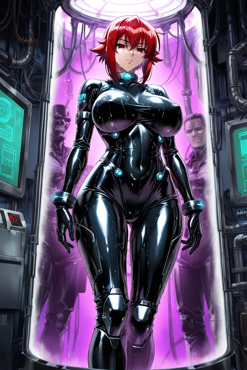 Score_, Robot, Glowing Tech Collar Hentai IA