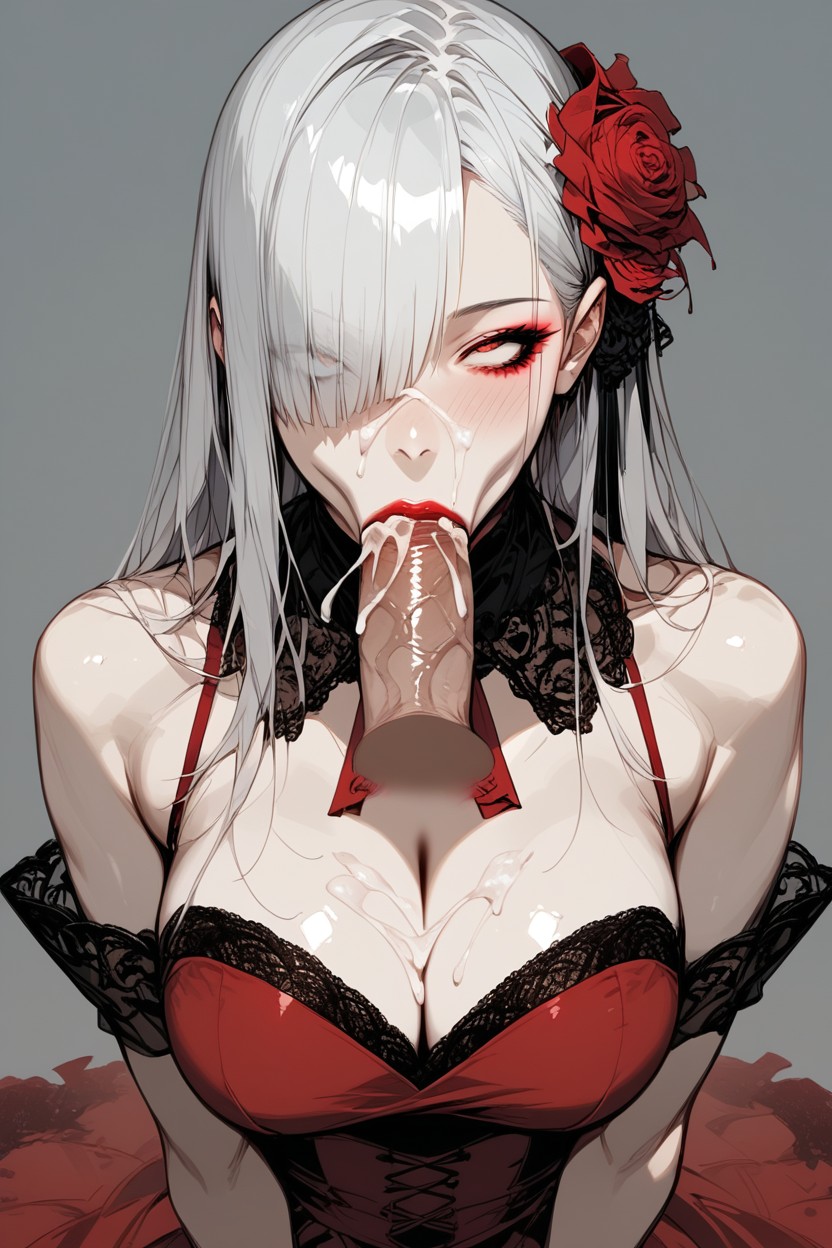 Fellatio, Blush, Up Hentai AI Porn