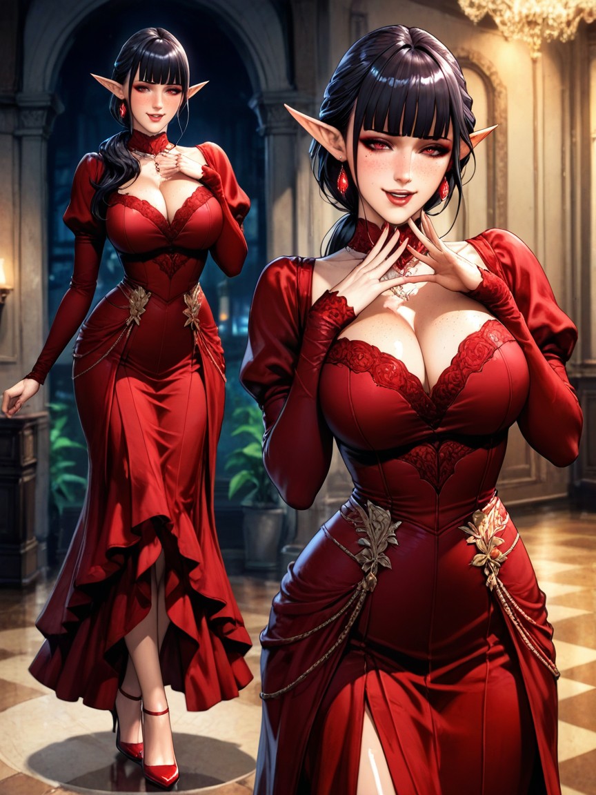 Low Ponytail, Fit Body, Fuller Skirts Hentai AI Porn