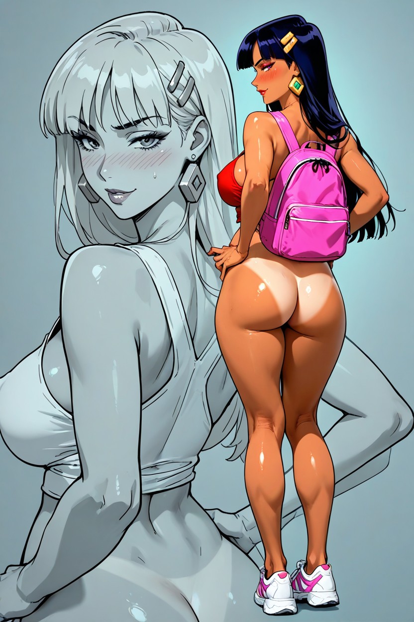 Body, Beautiful Face, Naked Hentai IA
