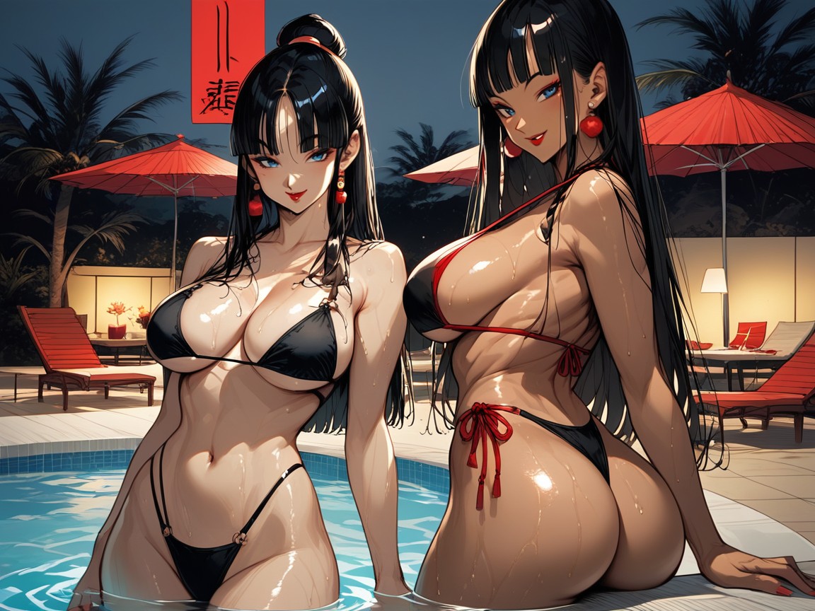 30+, Red Nails, Outside Hentai AI Porn
