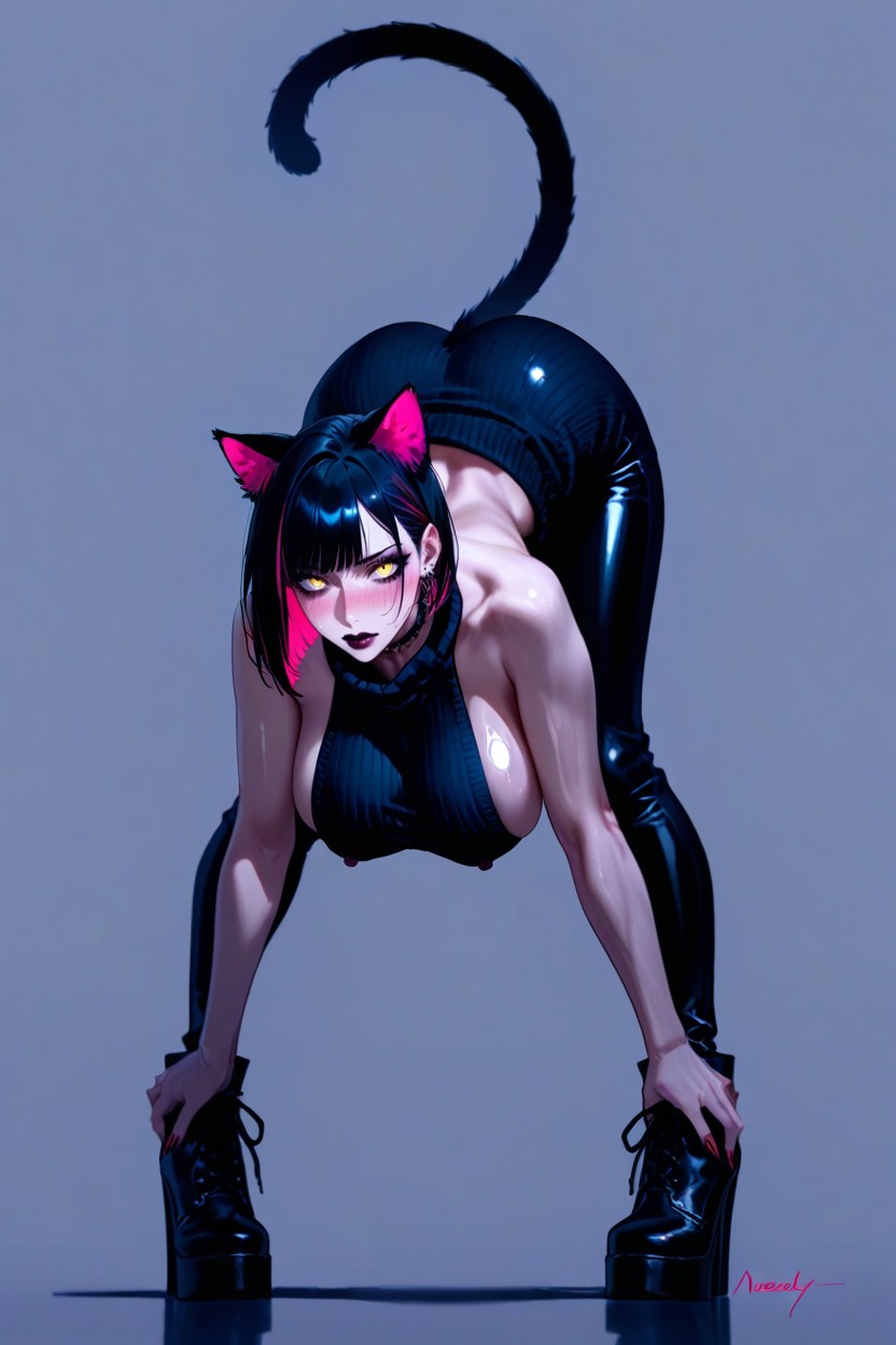 Pixie, Soft Shine, Riesige Brust Hentai KI Porno