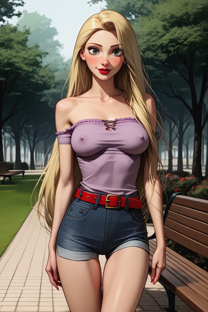 Rapunzel, Abs, Skinnyleg Hentai AI Porn