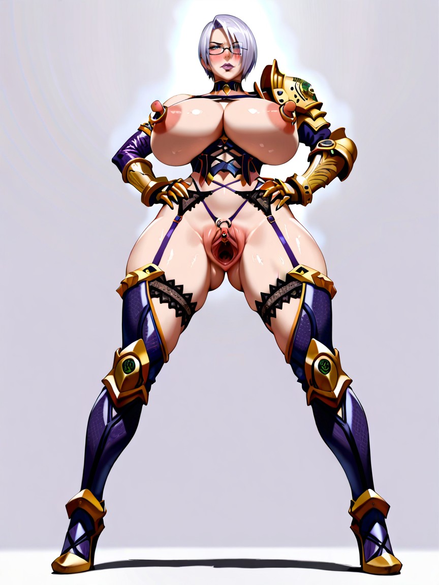 Huge Massive Labia, Huge Erect Clitoris, Full Body Hentai AI Porn