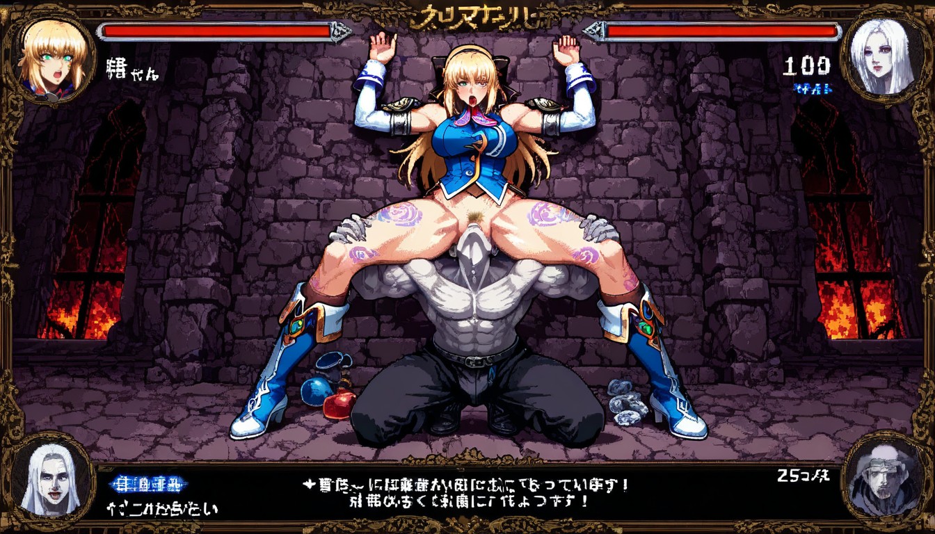 25+, Battle Screen Cover, Pale Man Bigger Than Cassandra Alexandra Hentai AI Porn