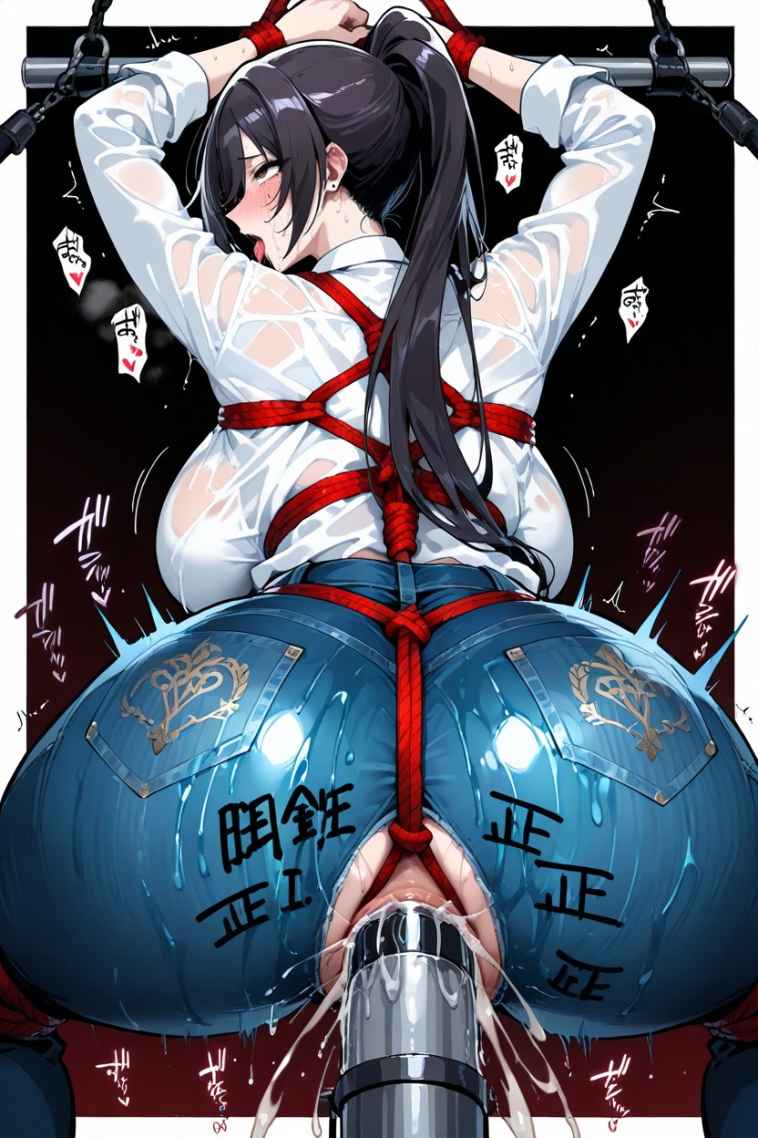Tally All Over A Woman's Body, Ahegao, Mentally Broken Hentai AI Porn