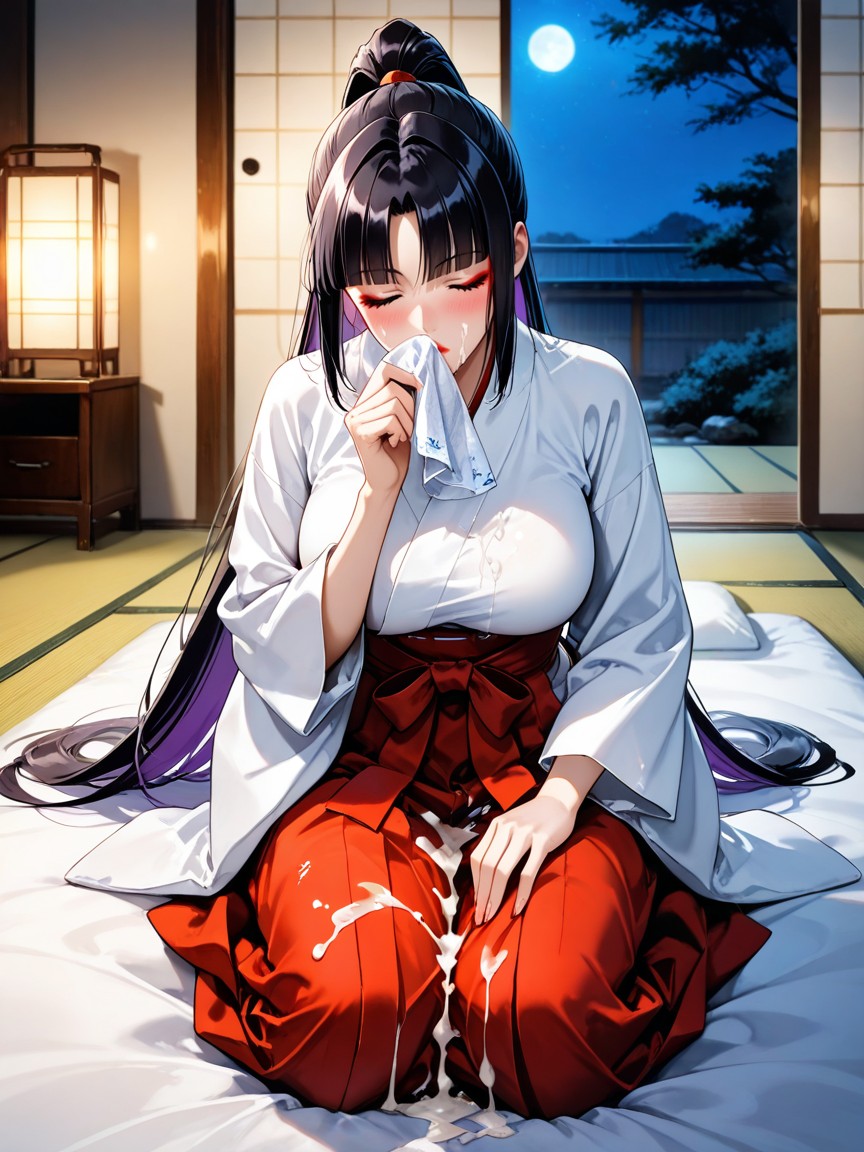 Shiny Skin, Jk, Japanese-style Room Hentai AI Porn