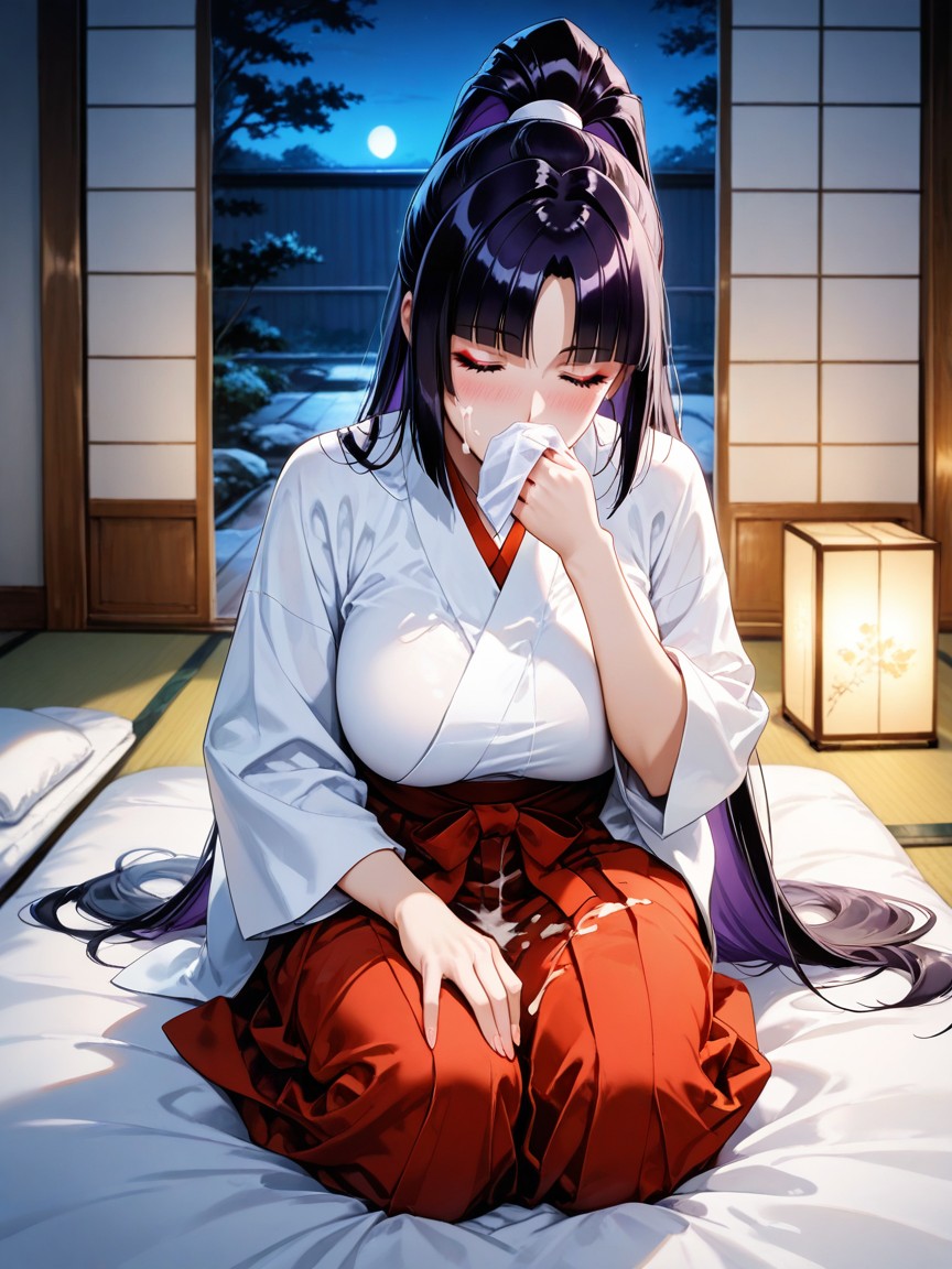 Skinny, Jk, Kneeing On Futon Hentai AI Porn