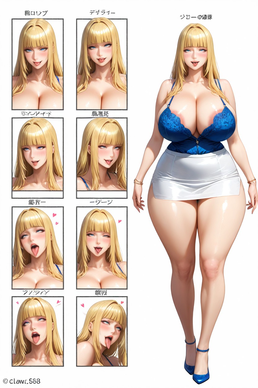 Full Bust, Simple Clean Background, Calm And Confident Atmosphere Hentai AI Porn