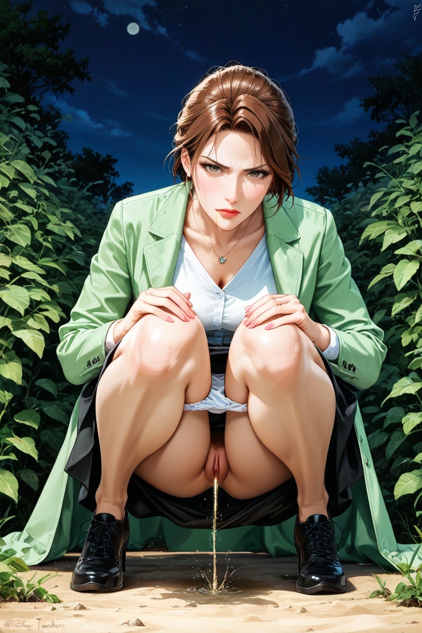Straight-angle View, Small Breasts, Shoes Hentai AI Porn