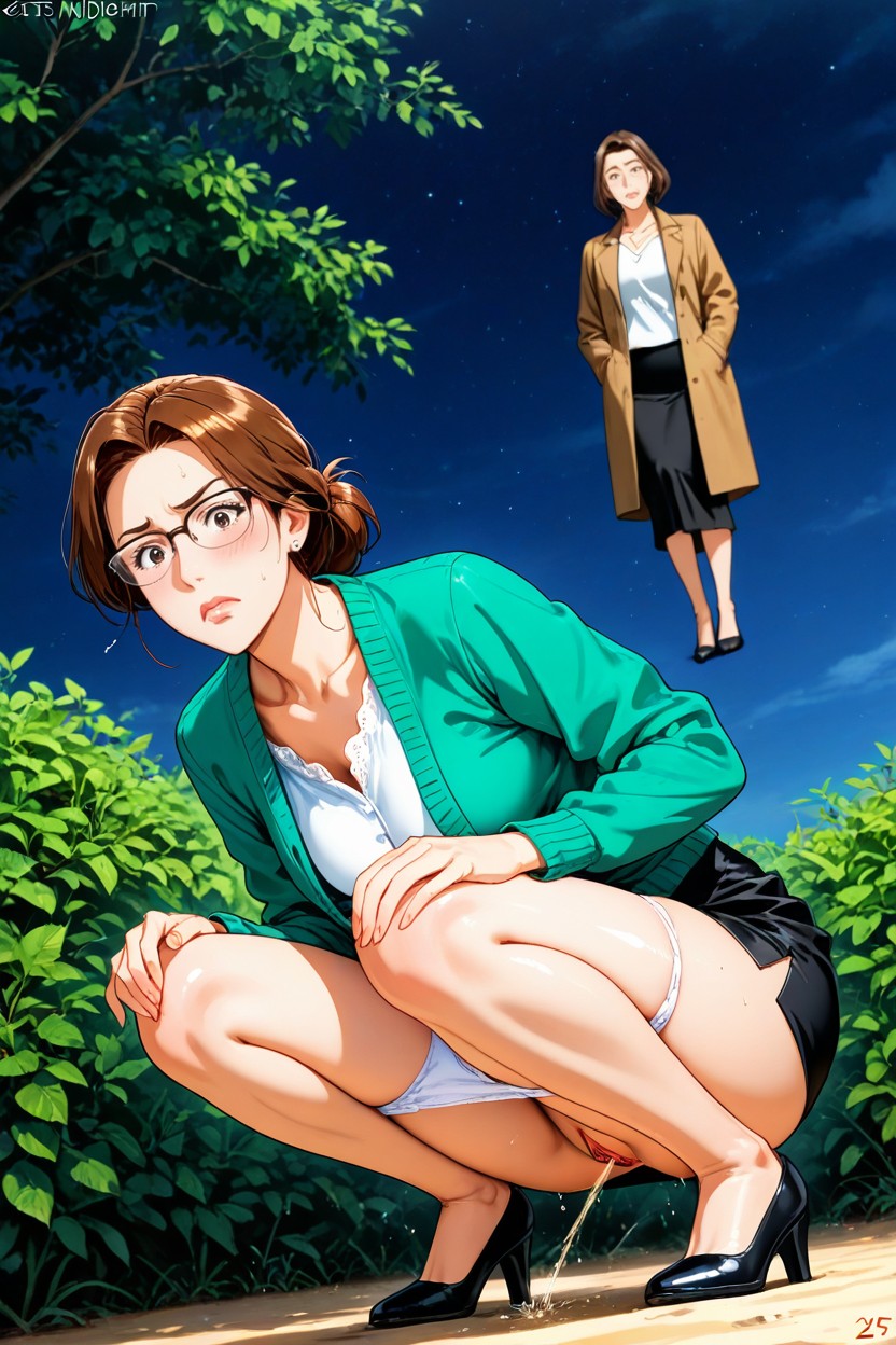 Caught In The Act, Vagina, Serious Face Hentai AI Porn