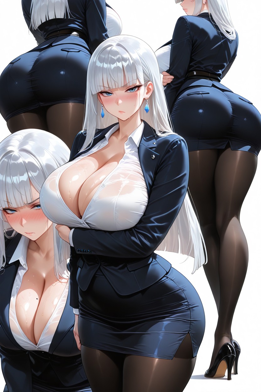Embarrassed, 18+, Uniform Hentai AI Porn