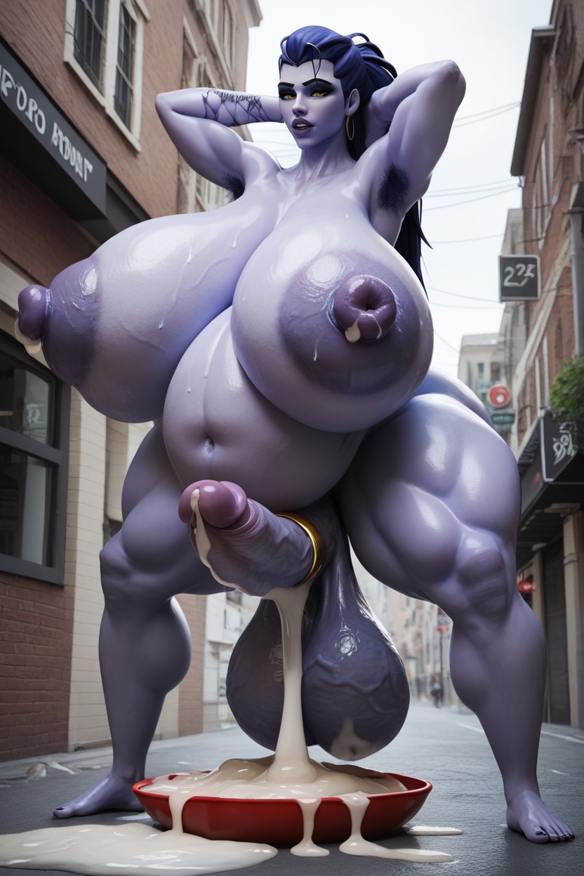 Penis Bigger Than Body, Bottom Up, Futanarimassive Huge Erect Hyper Cock Hentai AI Porn