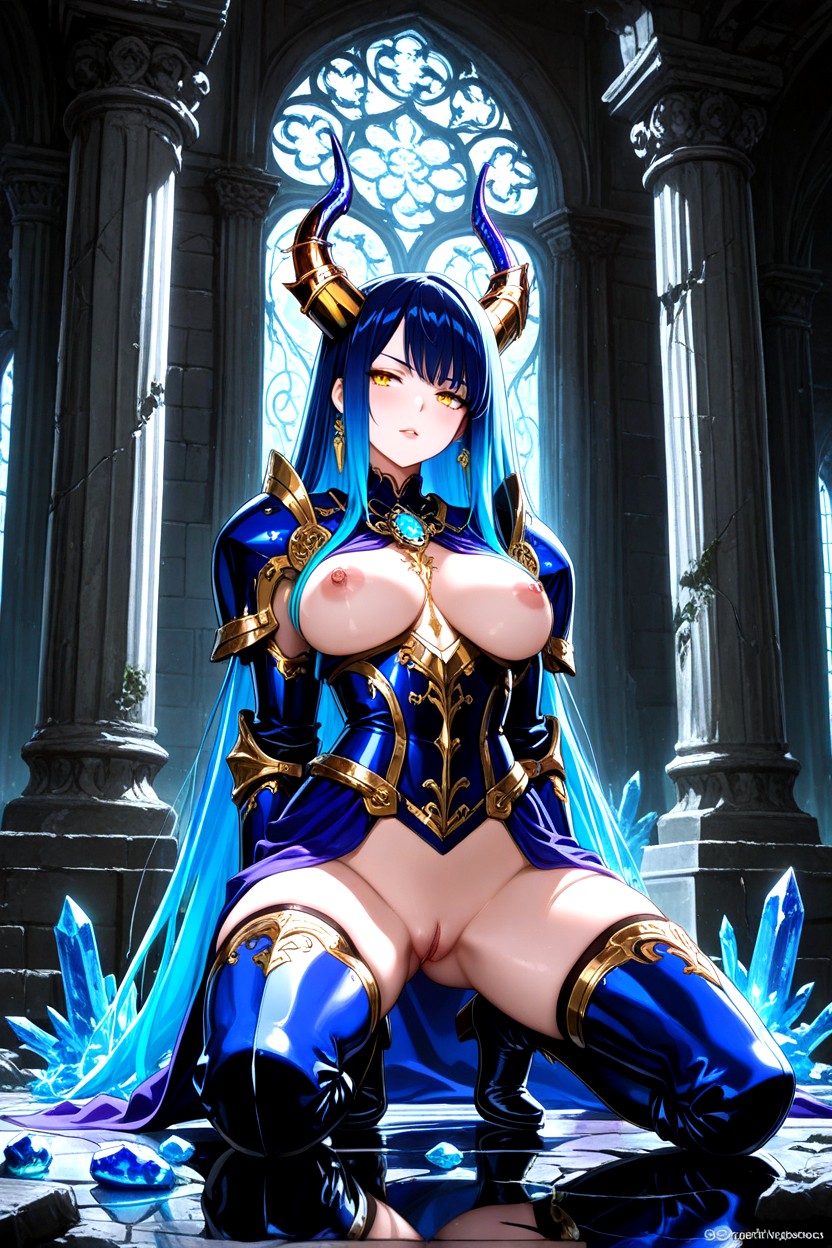 Naked, Naked, Highly Detailed Hentai AI Porn