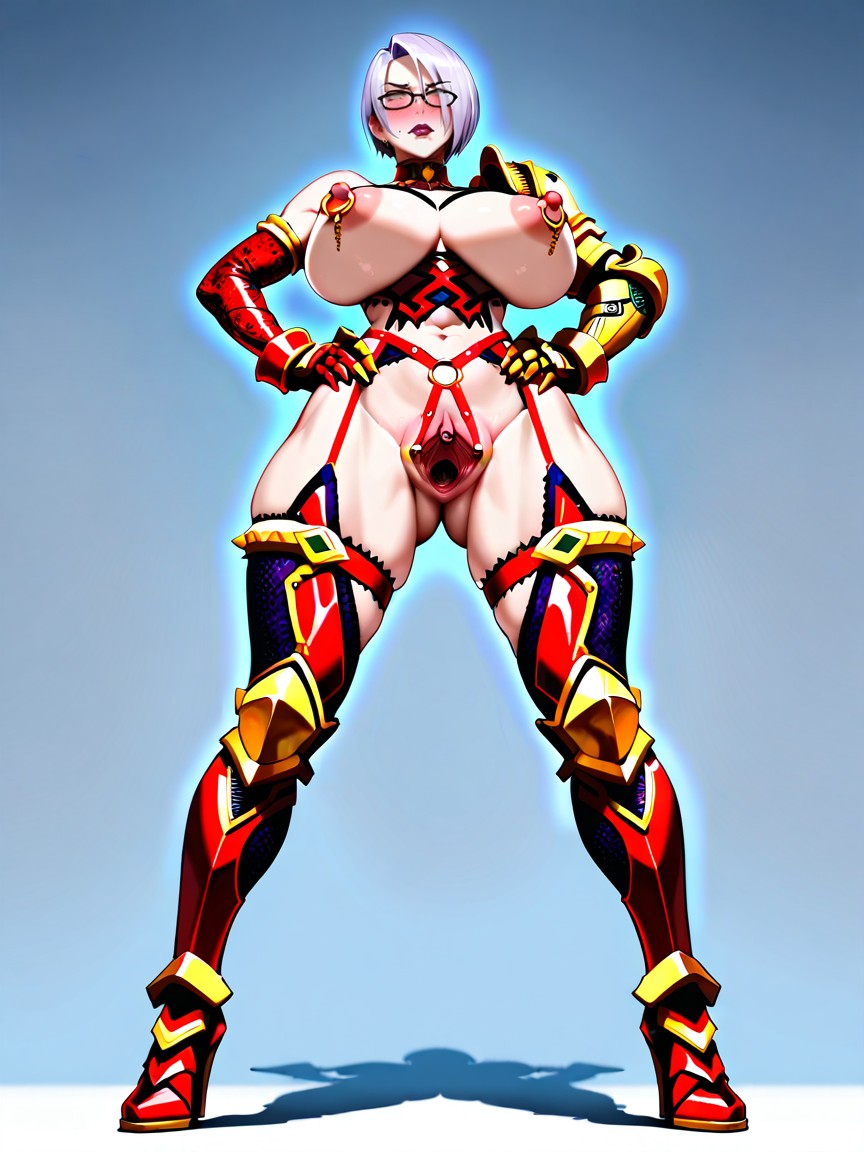 Huge Erect Clitoris, Full Body, Visible Clitoris Hentai AI Porn