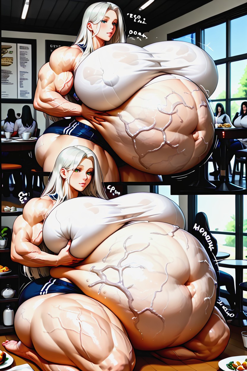 Ultra Thick, Veiny Breasts, Heavy Breasts Hentai AI Porn