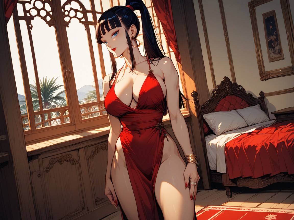 Bracelets, No Bra, Mansion Hentai AI Porn