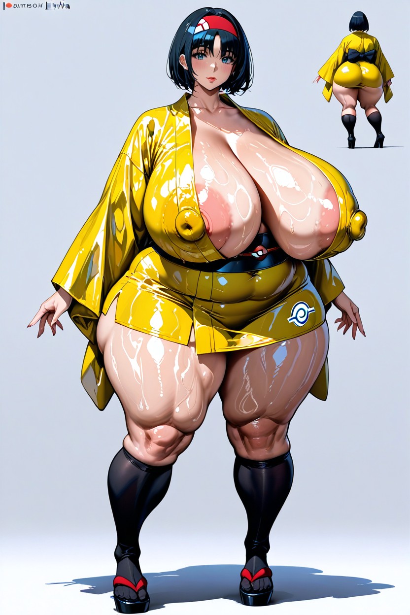 Thick Calf, Full Body, Naked Hentai AI Porn