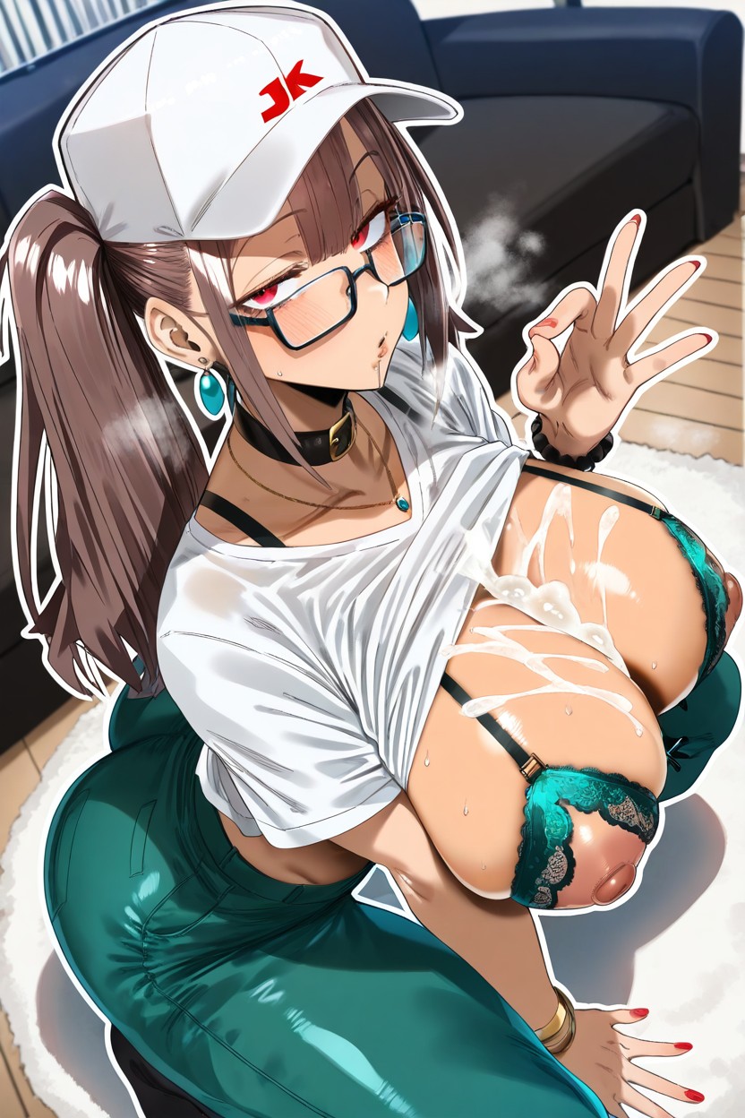 Jk Art Style, Excited, Oversize Shirt Hentai AI Porn