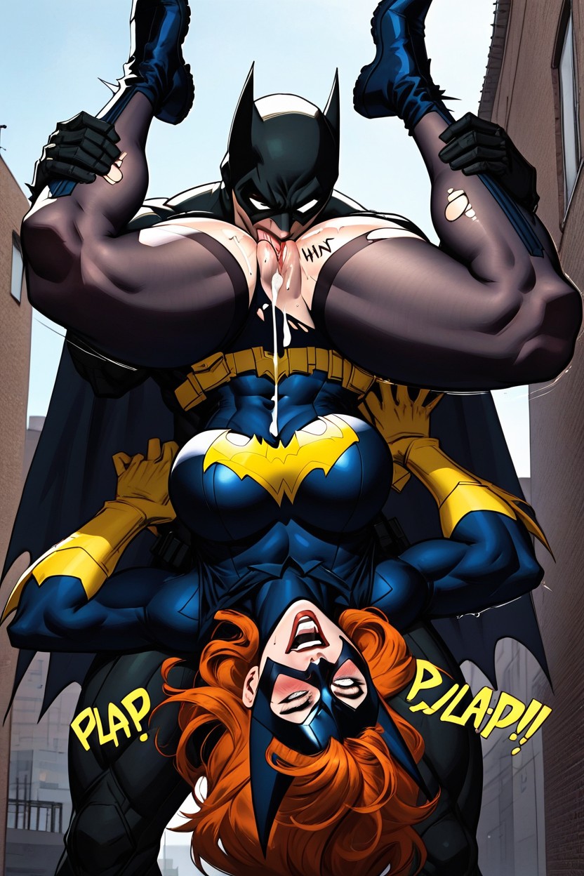 Batman Licks Bargirl Wet Pussy, Beautiful Lady, Detailed Eyes Hentai AI Porn