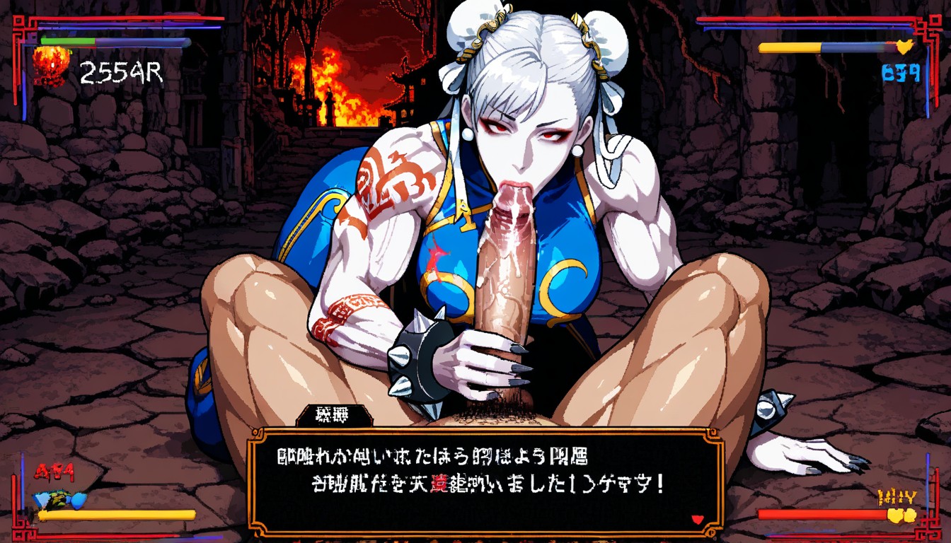 Pale Man Is, Pale Man Has Long Hair, Pale Man Is Beautiful Hentai AI Porn