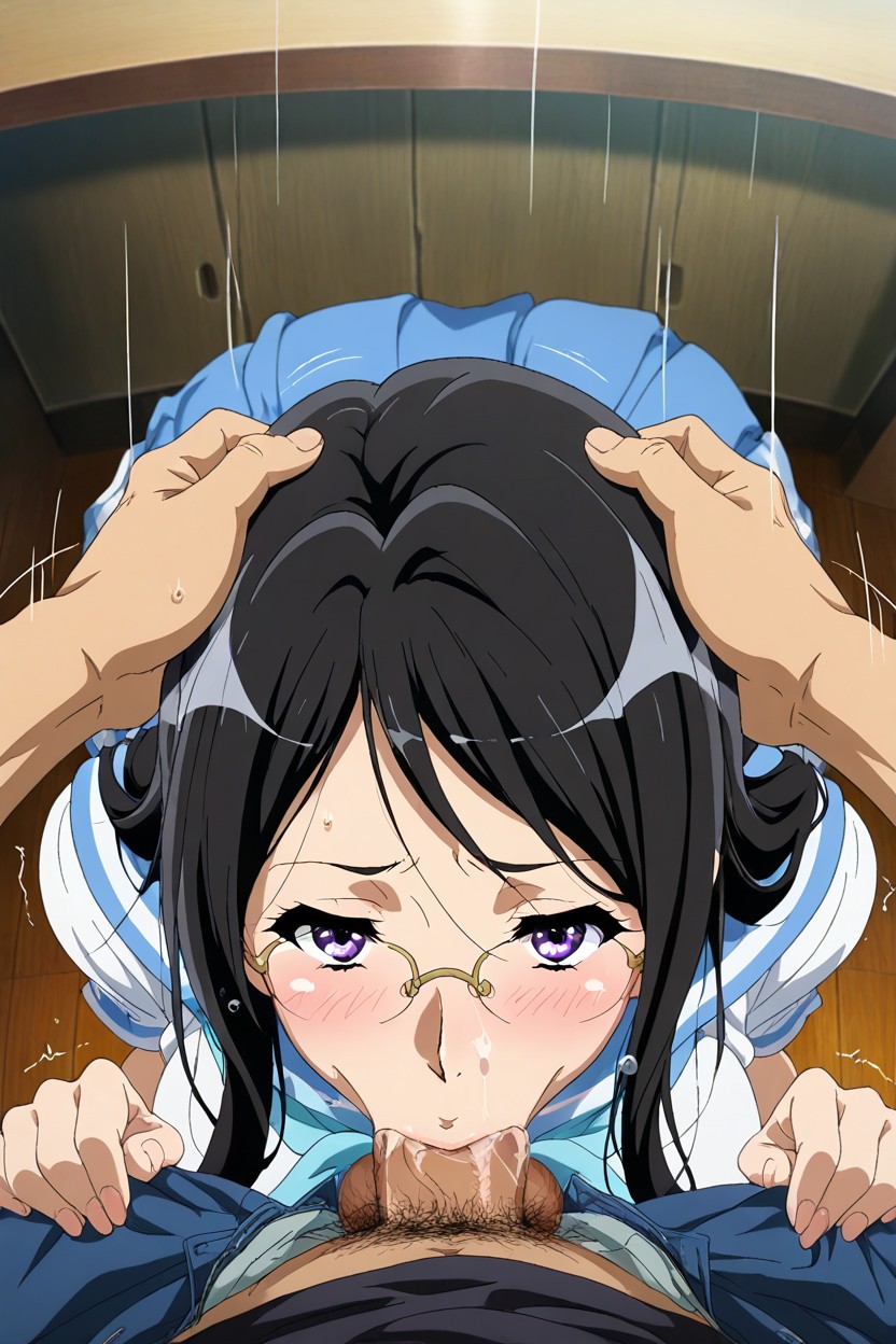 Gloryhole, Extreme Deepthroat To Balls, Culo Mediano Hentai IA