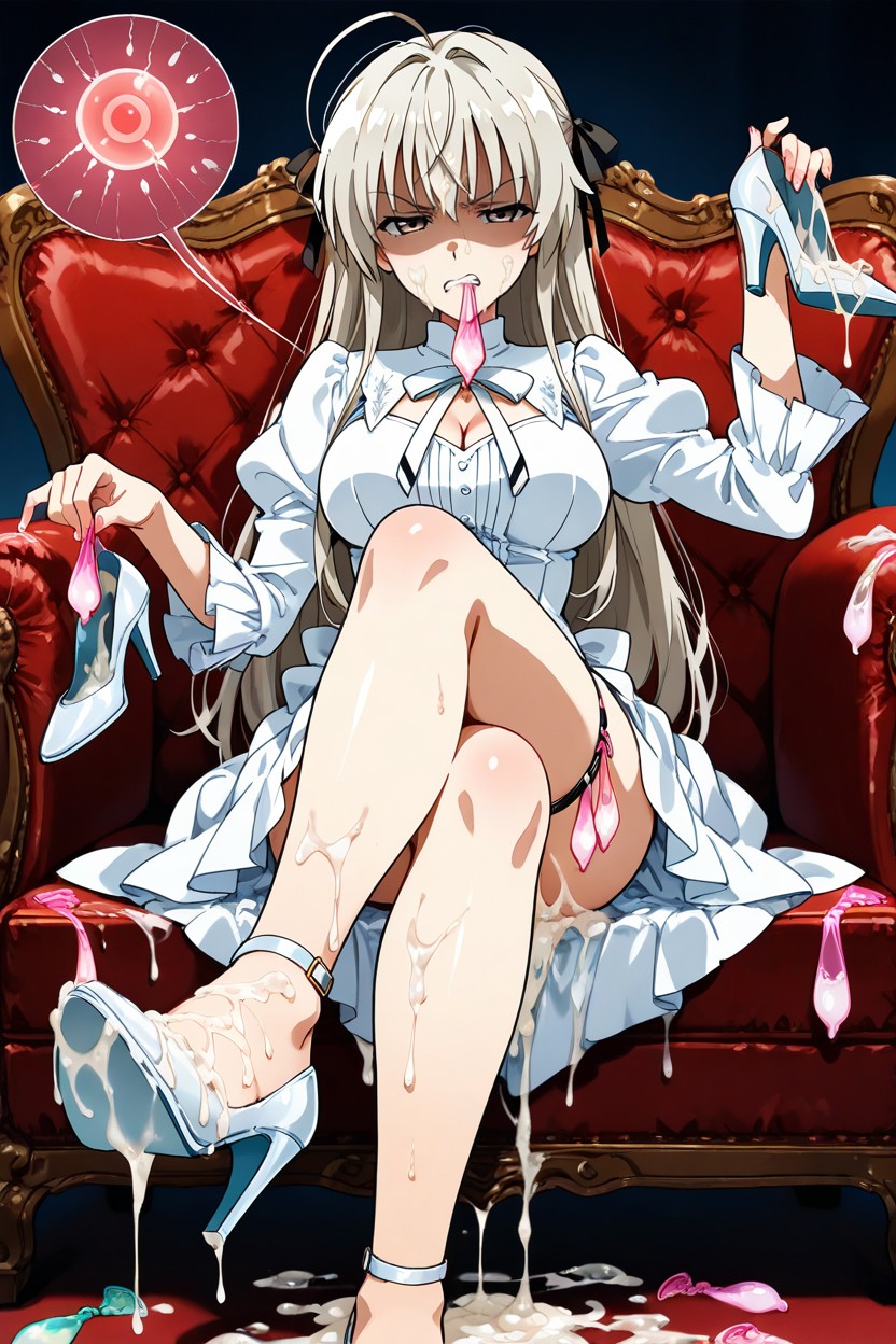 Excessive Cum, Kasugano Sora, Footjob Hentai AI Porn