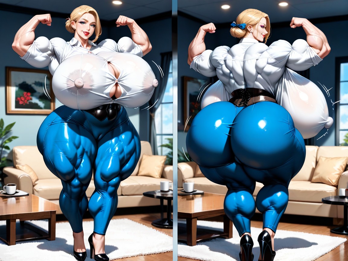 Big Camel Toe, Gigantic Ass, Gigantic Breasts Porno IA Hentai