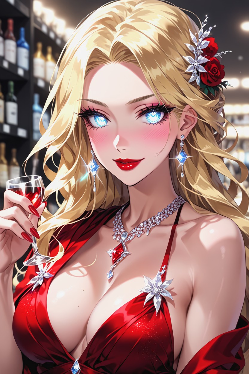 Portrait Of A Breathtakingly Beautiful Woman, Intense Locked Eye Contact, 18+ Hentai IA