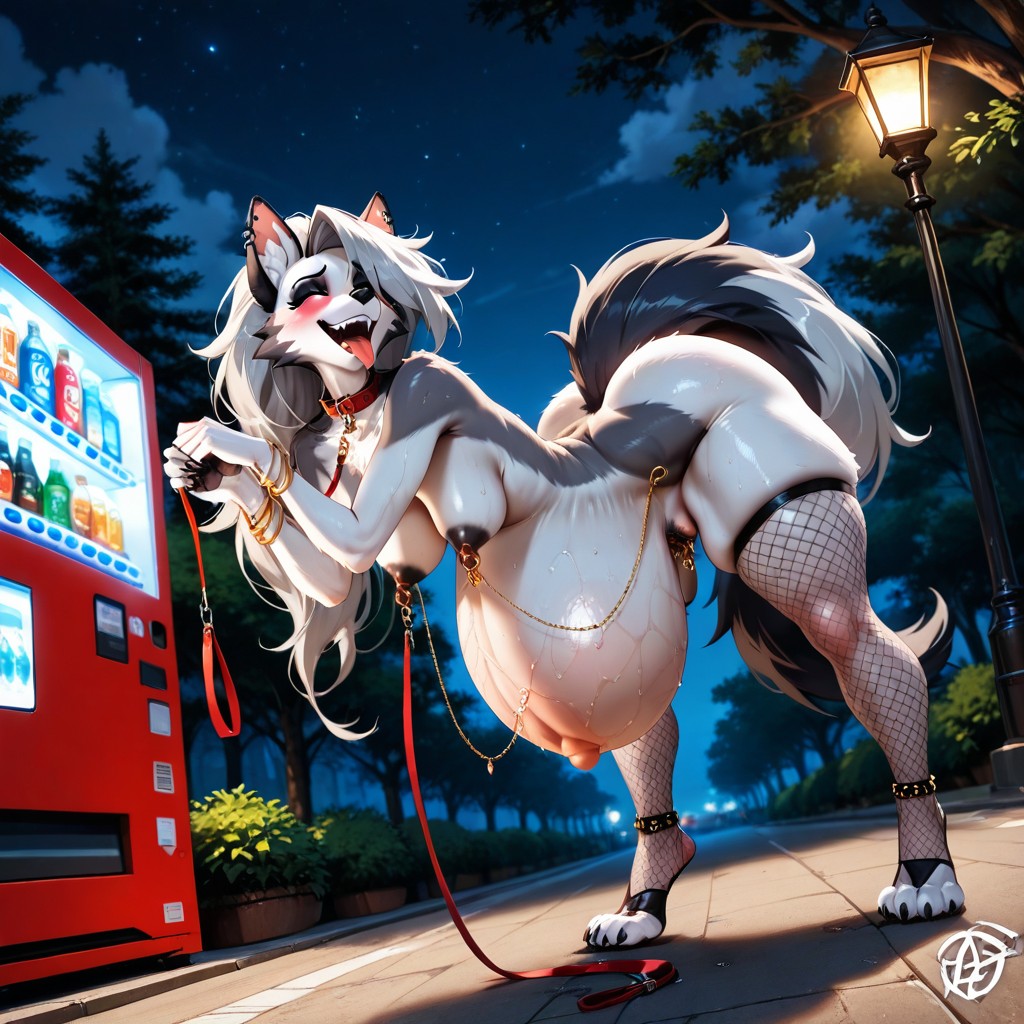 Hyper Pregnant, Super Detailed Pussy, Jewel Chain Harness Hentai IA