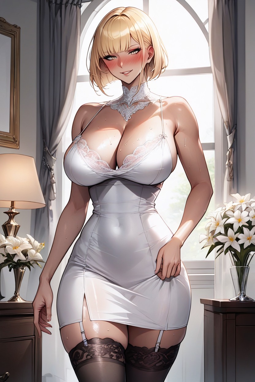 Big Breasts, Standing, Seductive Hentai AI Porn