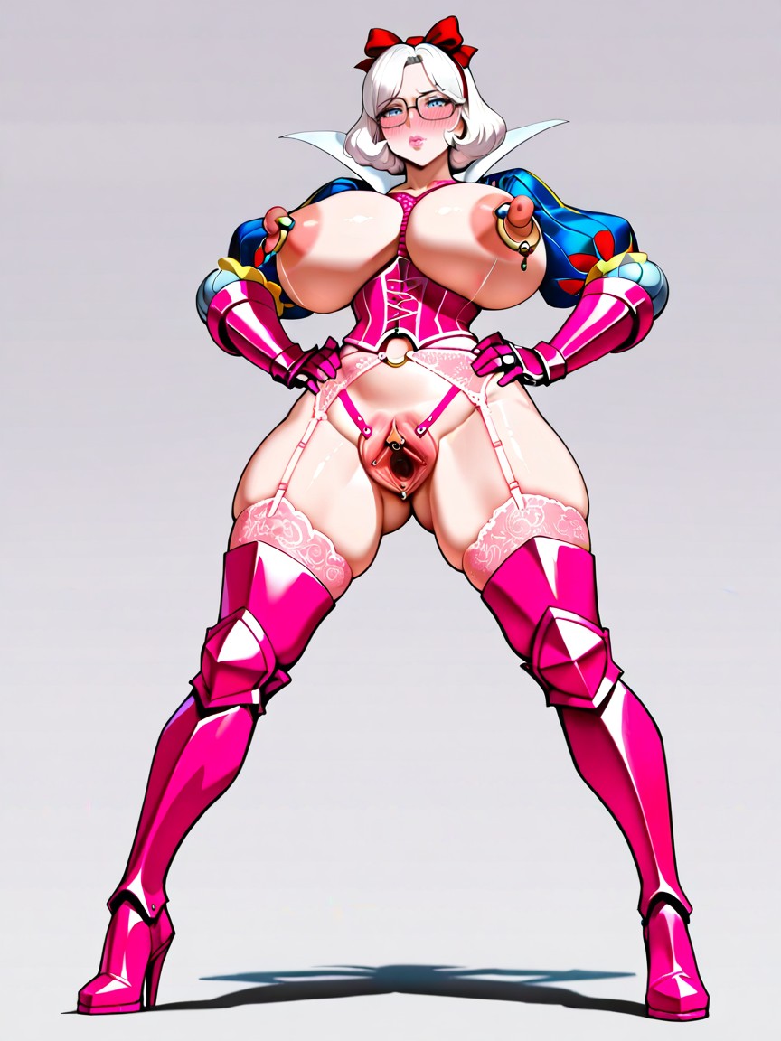 Exposed Breasts, Cuerpo Completo, Extremely Spread Pussy Hentai IA