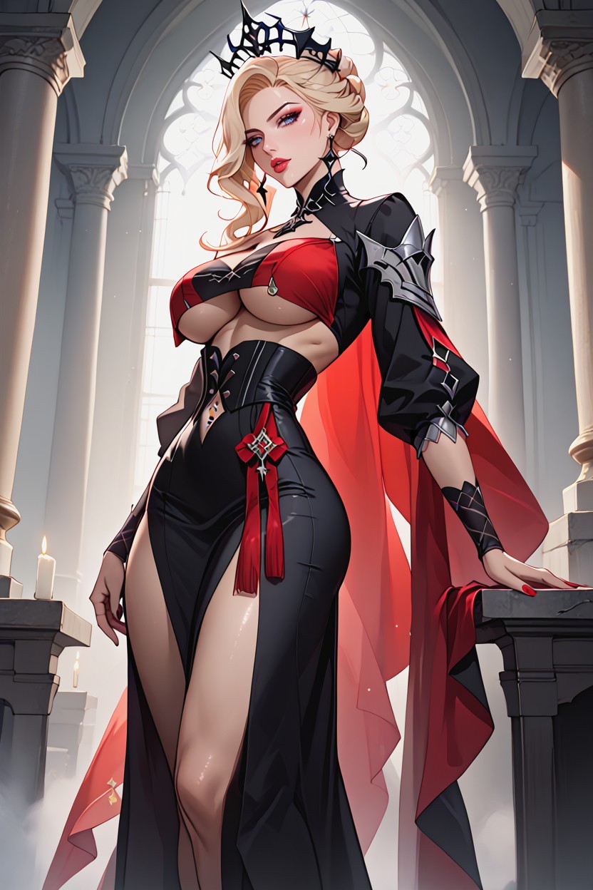 Gigantic Perfect Boobs, Shiny Skin, Waist Hentai AI Porn