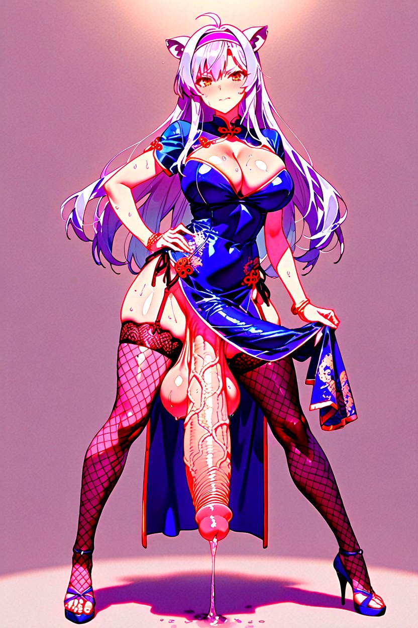 Futanari, Front View, Full Body Hentai AI Porn