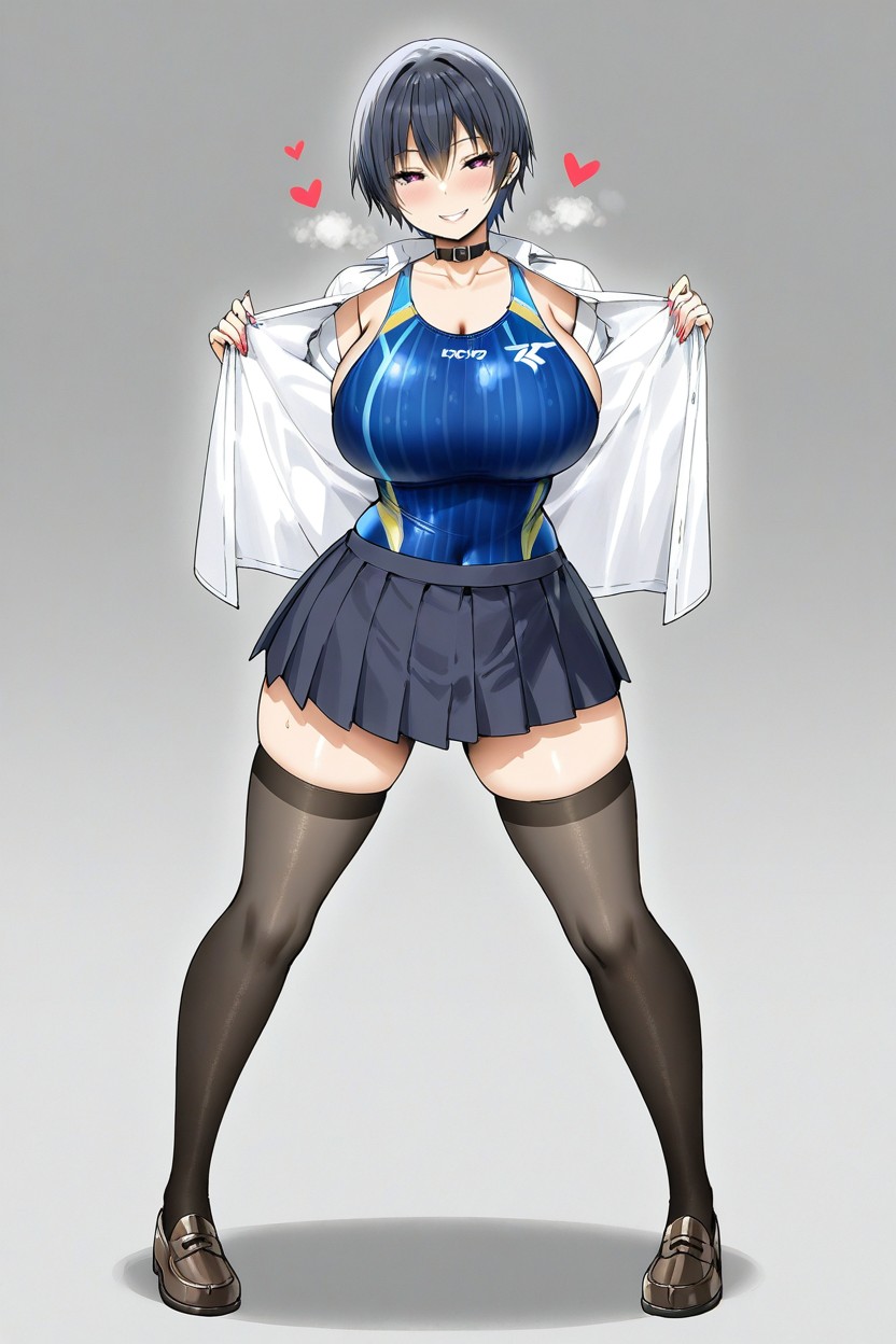 Standing, 18+, Seductive Smile Hentai AI Porn