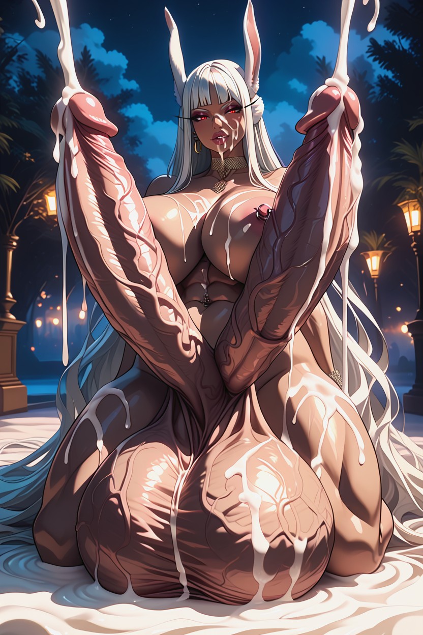 Outside Fog, Multi Penis, Veiny Penis Hentai AI Porn
