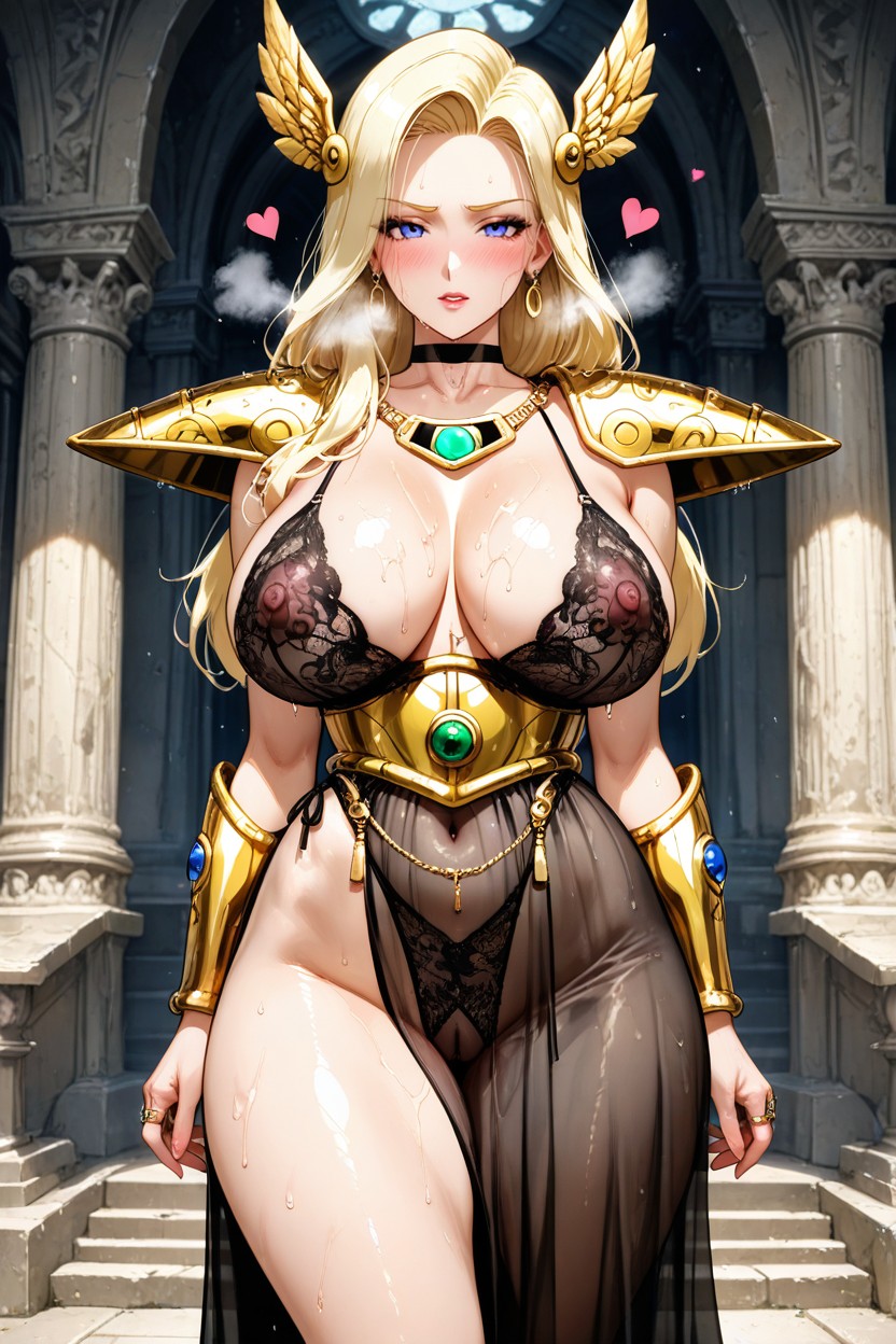 Visible Nipples, Temple Of Poseidon, Long Length Hentai AI Porn