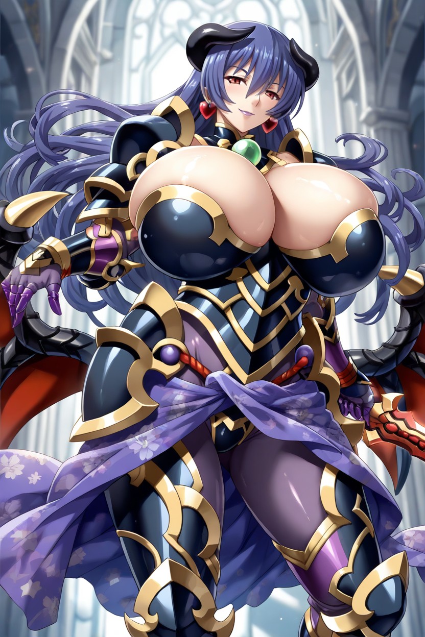 Chest Armor, Sword, Smile Hentai AI Porn