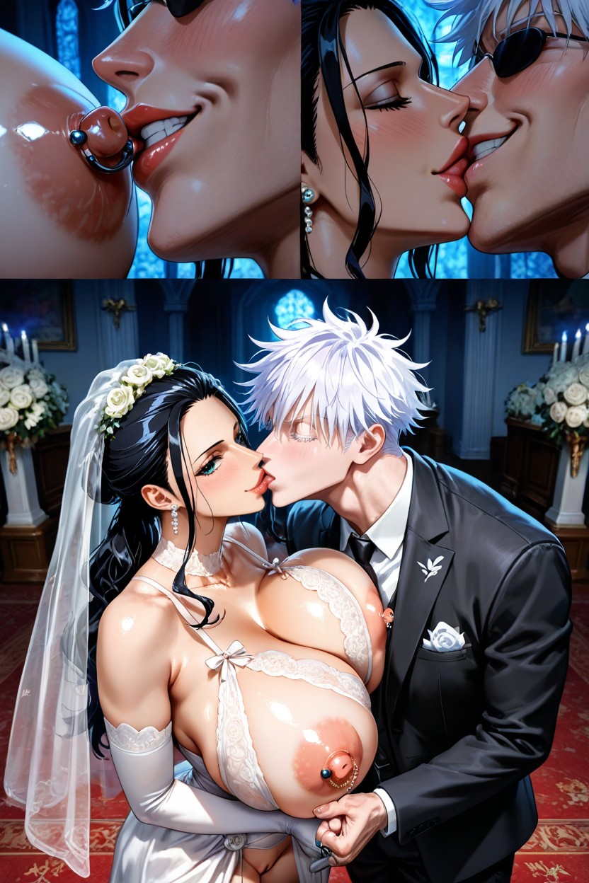 Only Two Characters, Albert Piercing, Big Nipple Hentai AI Porn
