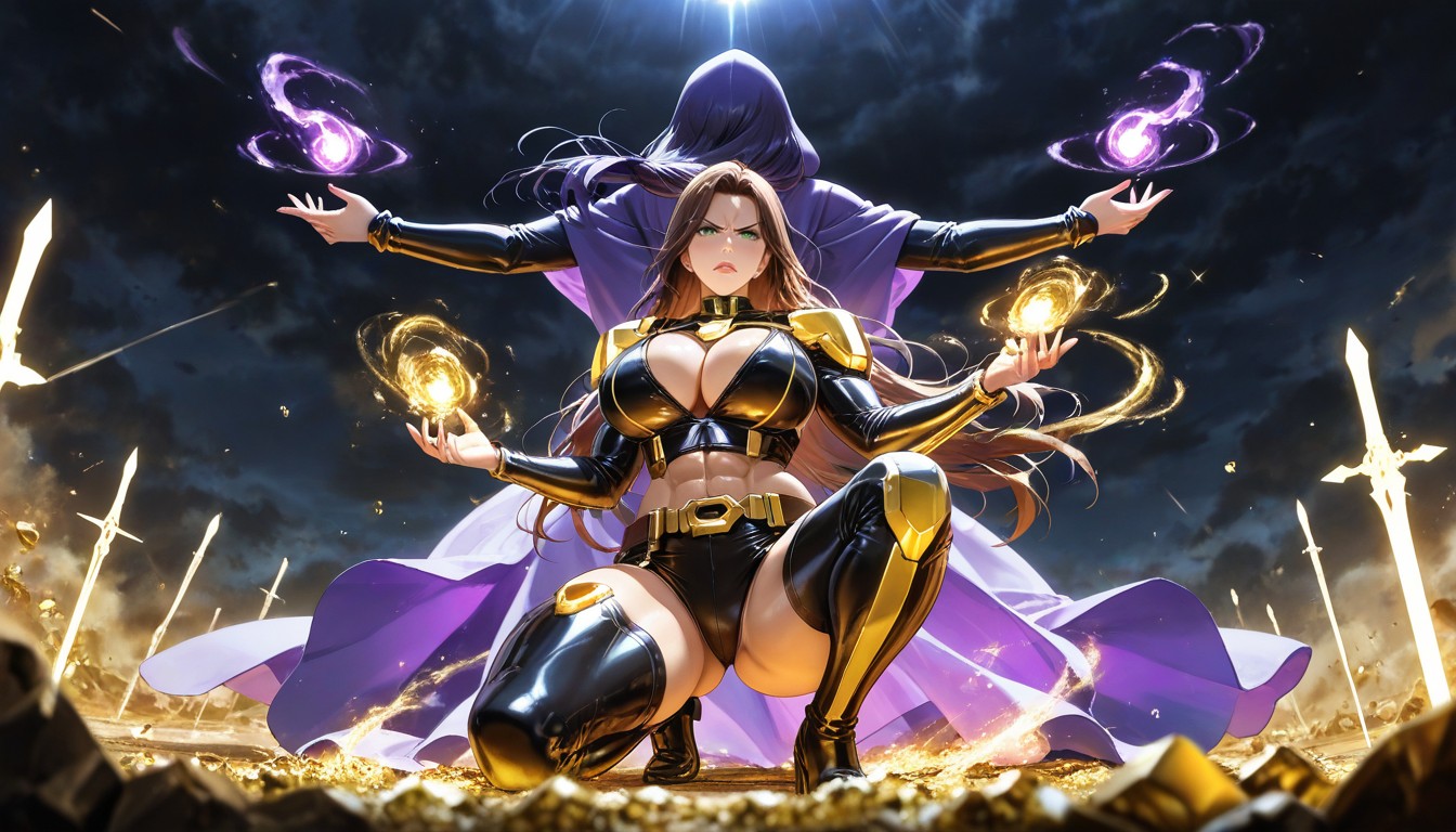 Sparkle Fire In The Air, Cinematic Lighting, Epic Chaos Detailed Texture Hentai AI Porn