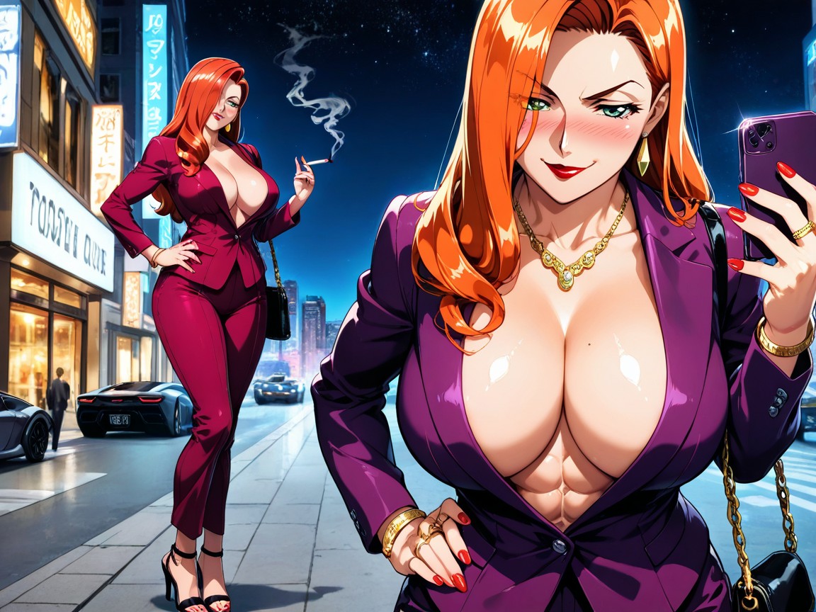 Sexy Long Necklace, Ultra Detailed, Bracelets Hentai AI Porn