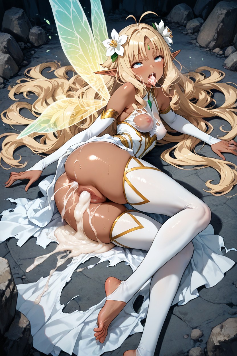 Masterfully Dynamic Linework, Blonde Pube, Grabbed Neck Hentai AI Porn